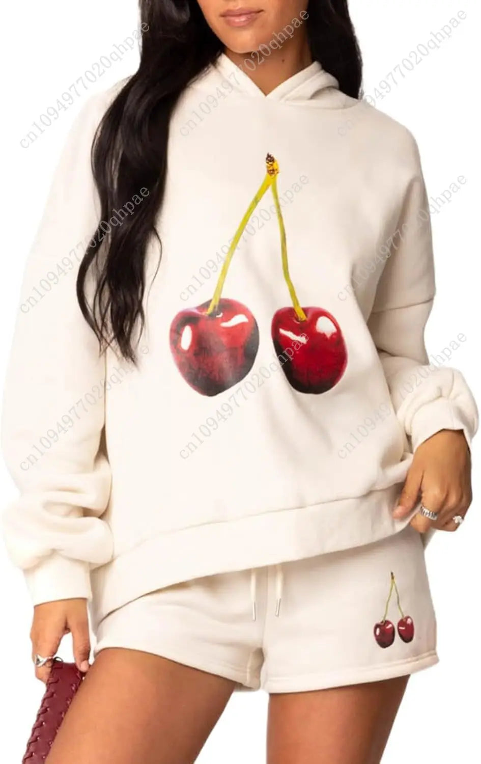 Cute Hoodies for Teen Girls Women Y2k Floral Graphic Oversized Sweatshirt Long Sleeve Aesthetic Preppy Clothes