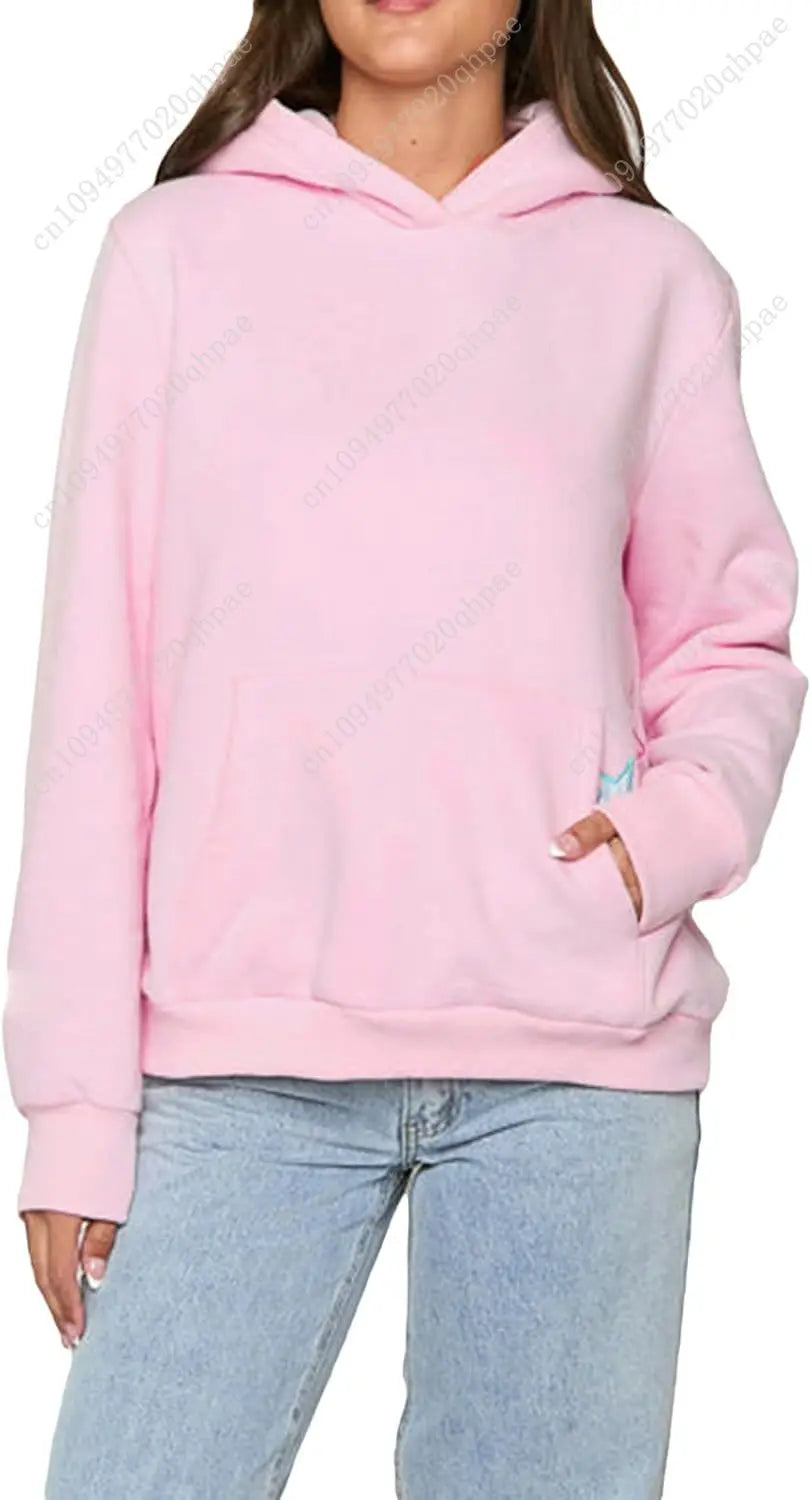 Cute Hoodies for Teen Girls Women Y2k Floral Graphic Oversized Sweatshirt Long Sleeve Aesthetic Preppy Clothes